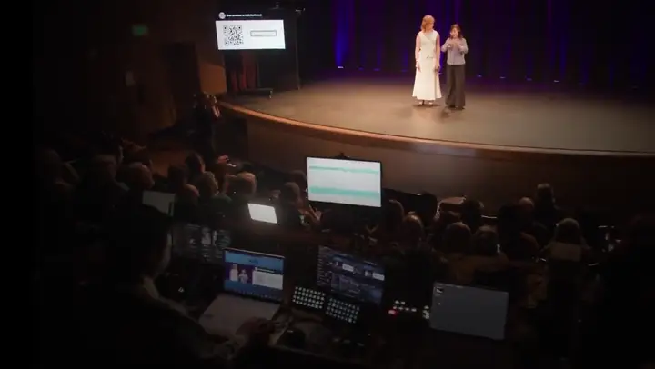 Snapshot at 0:36 from Jackie Wu's speaking video