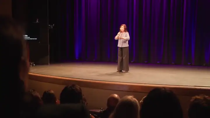 Snapshot at 0:16 from Jackie Wu's speaking video