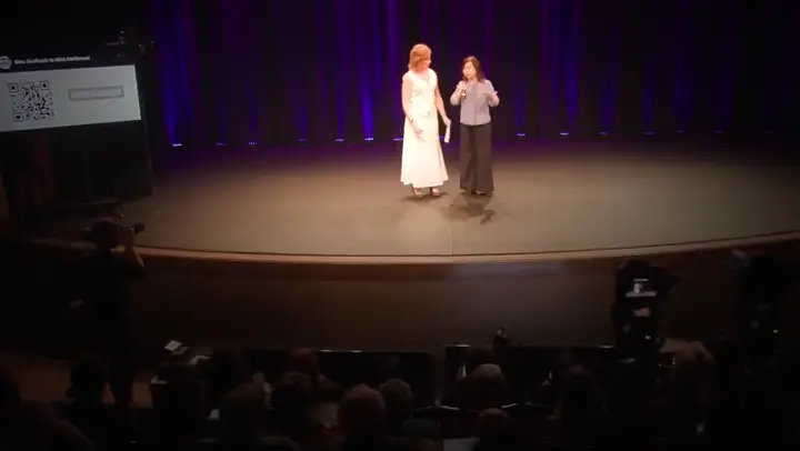 Snapshot at 0:35 from Jackie Wu's speaking video