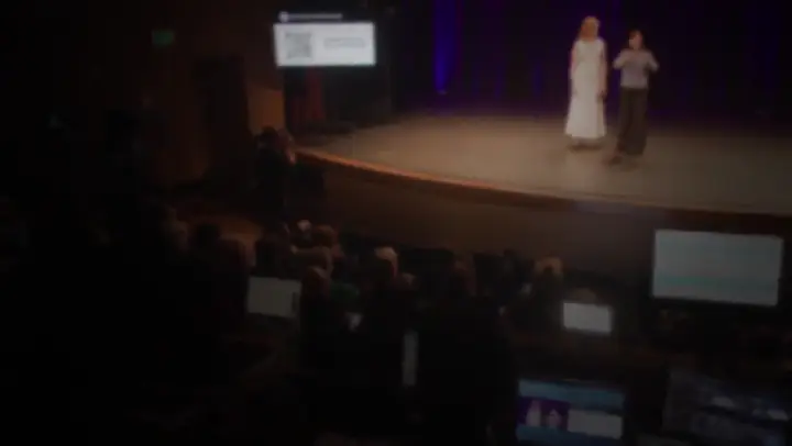 Snapshot at 0:40 from Jackie Wu's speaking video
