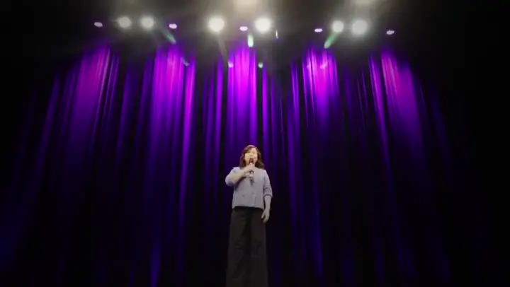 Snapshot at 0:13 from Jackie Wu's speaking video