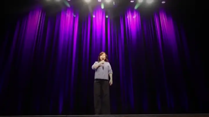Snapshot at 0:10 from Jackie Wu's speaking video