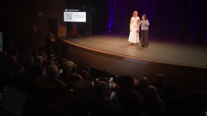 Snapshot at 0:26 from Jackie Wu's speaking video