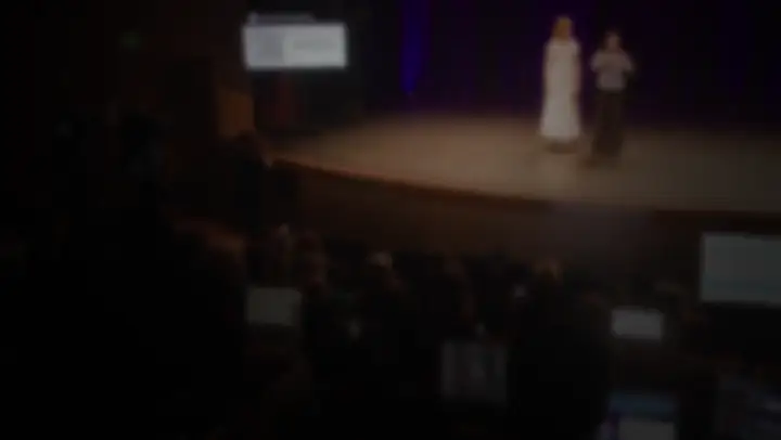 Snapshot at 0:41 from Jackie Wu's speaking video