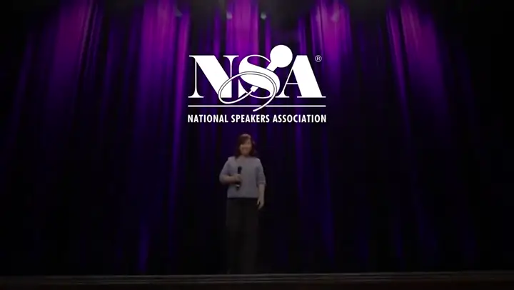 Snapshot at 0:07 from Jackie Wu's speaking video