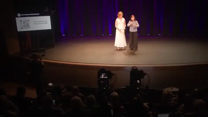 Snapshot at 0:33 from Jackie Wu's speaking video