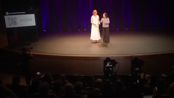Snapshot at 0:34 from Jackie Wu's speaking video