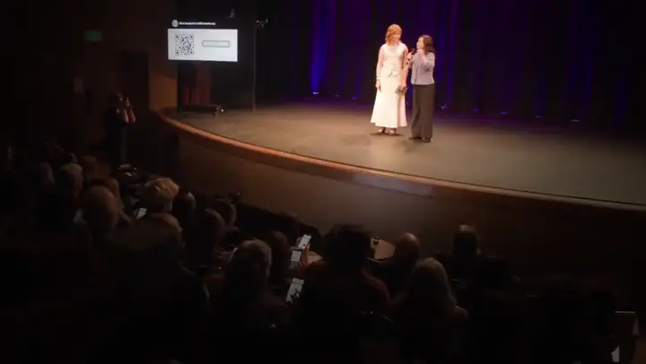 Snapshot at 0:25 from Jackie Wu's speaking video