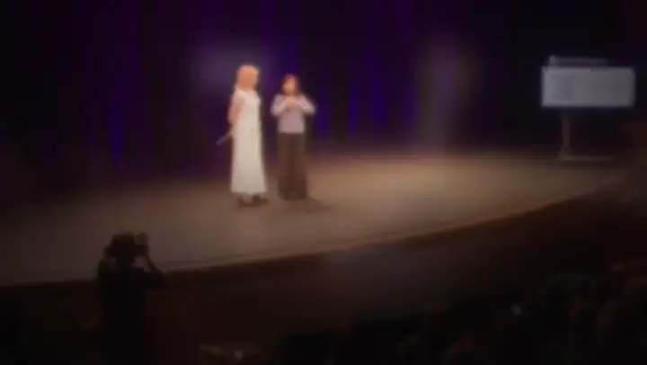 Snapshot at 0:02 from Jackie Wu's speaking video