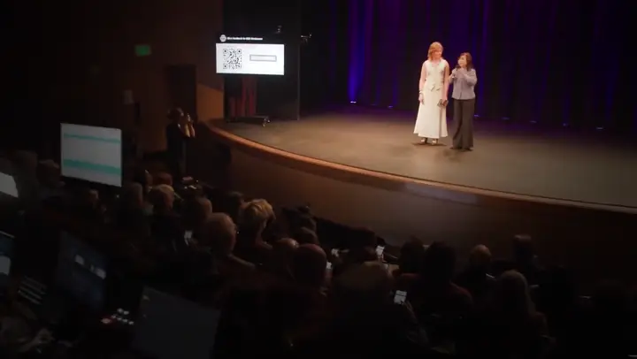 Snapshot at 0:27 from Jackie Wu's speaking video